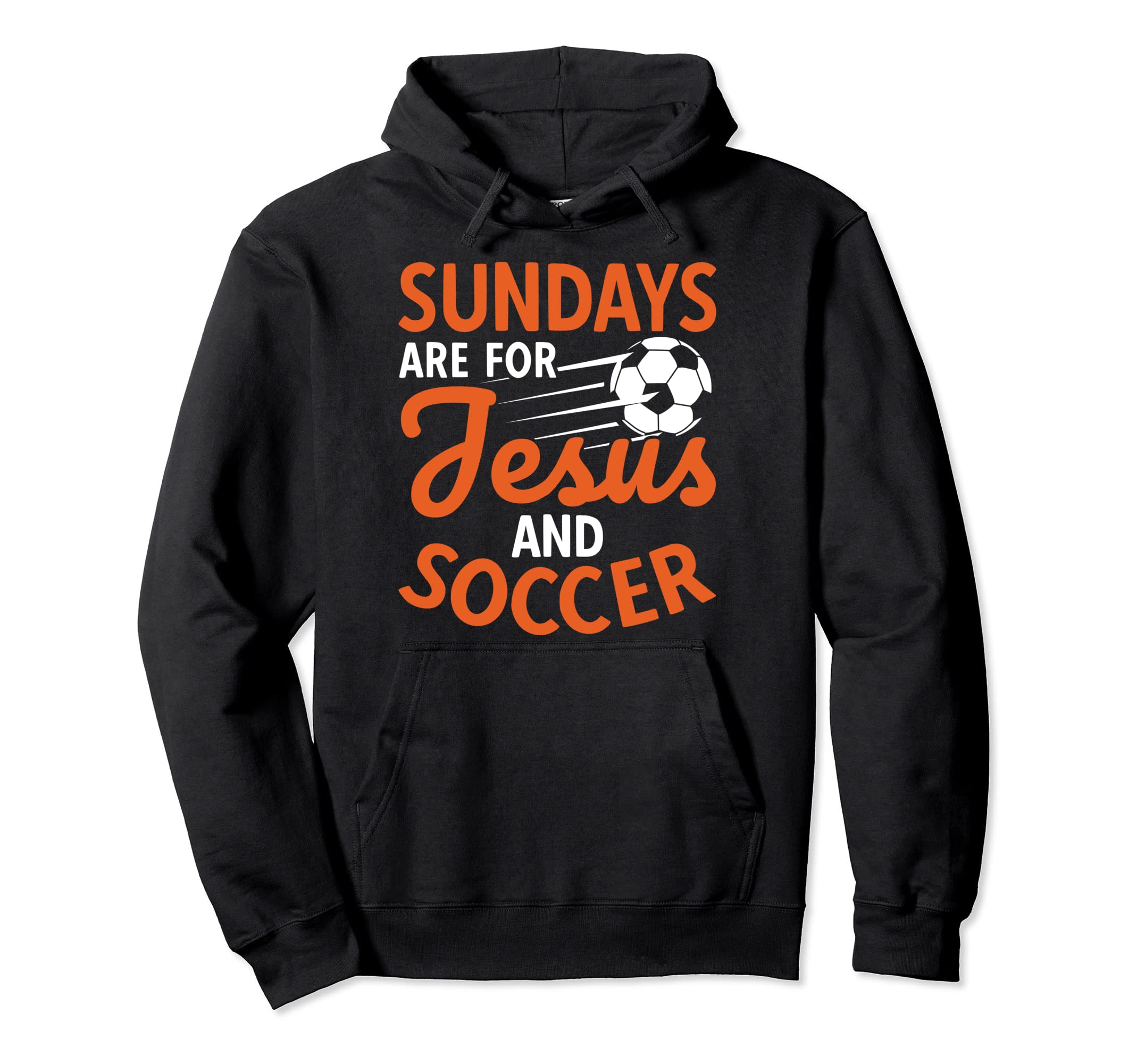 Sundays Are Jesus And Sports Football Ball Hoodie - Graphic Print Unisex - T-Shirt, Sweatshirt, Hoodie