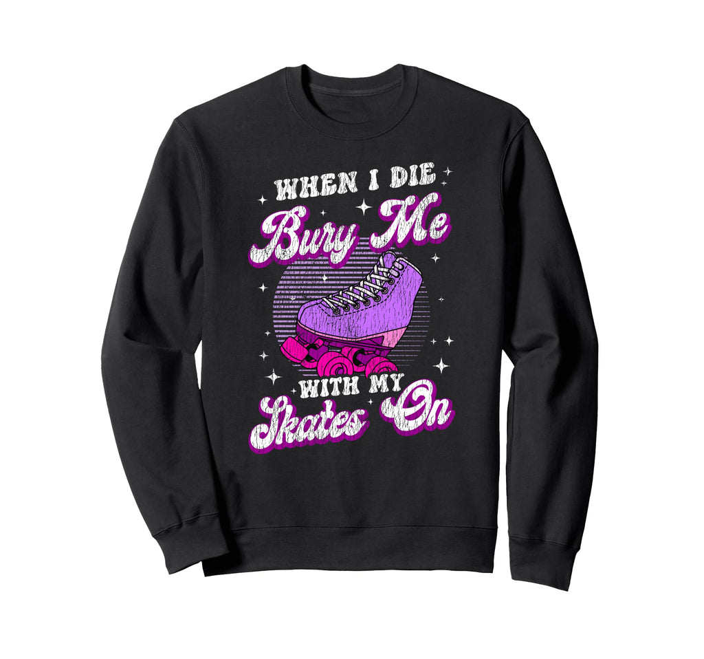 Roller Skating Skate 1970S Sweatshirt - Streetwear Style for Adults - T-Shirt, Sweatshirt, Hoodie