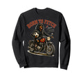 Gordon Setter Motorbike Love Sweatshirt - Casual Everyday Wear Unisex - T-Shirt, Sweatshirt, Hoodie