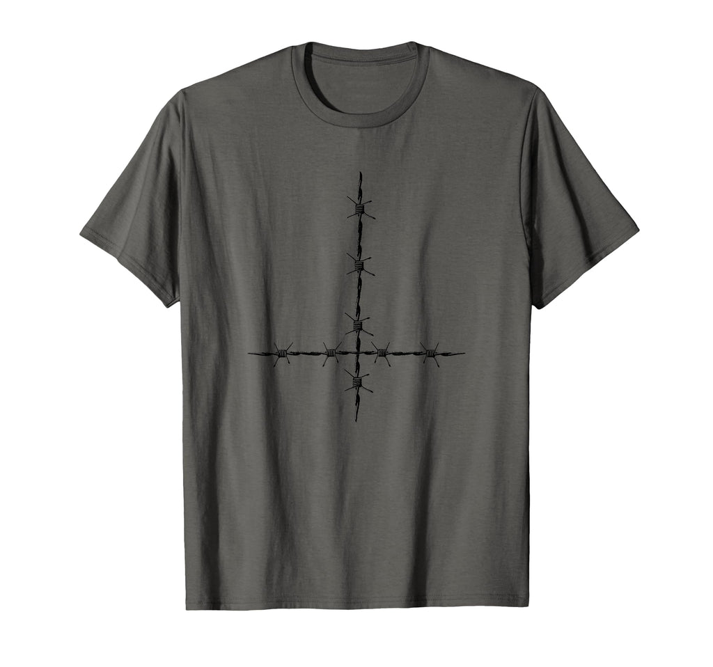 Upside Down Cross Gothic 90S Grunge T-Shirt - Casual Everyday Wear Unisex - T-Shirt, Sweatshirt, Hoodie