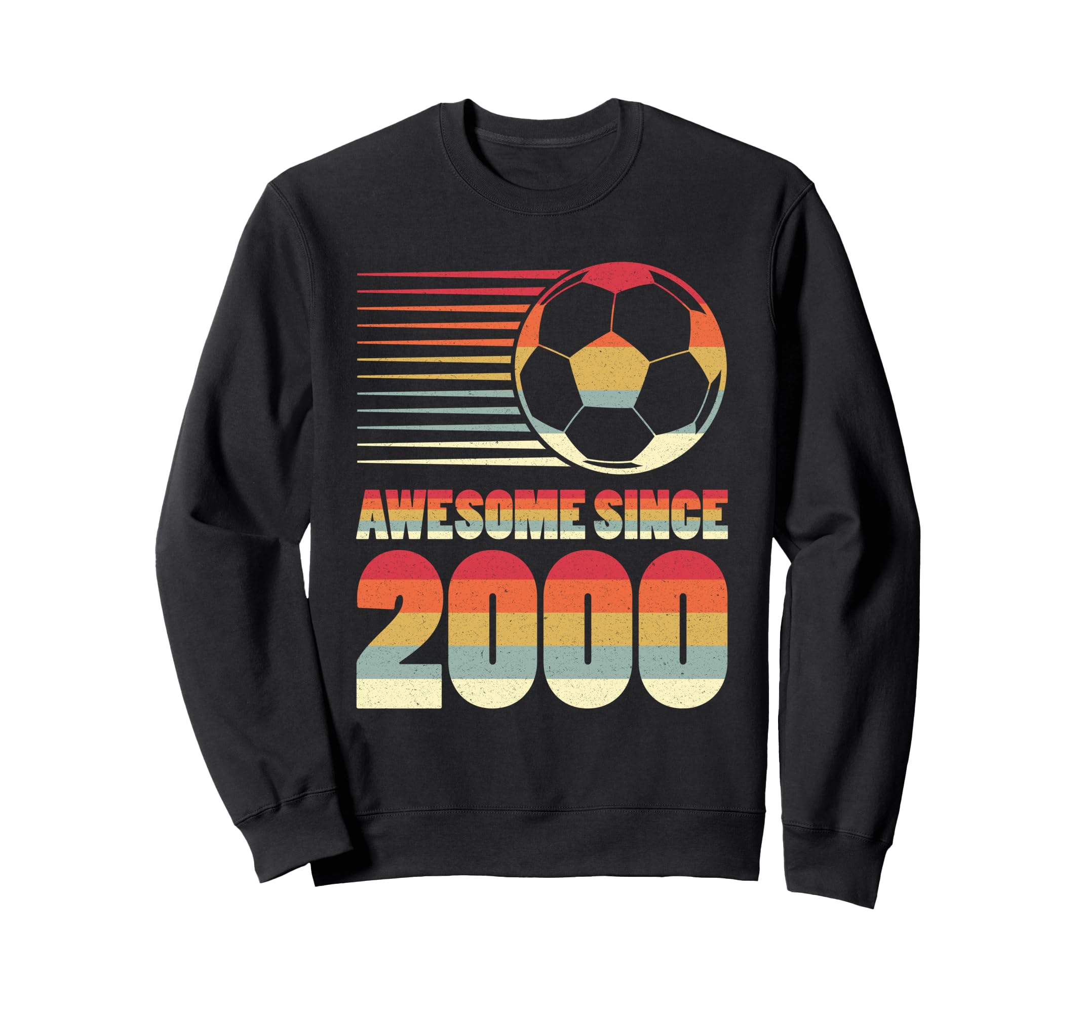 Awesome Since 2000 Soccer 26Th Sweatshirt - Trendy Graphic for Adults - T-Shirt, Sweatshirt, Hoodie