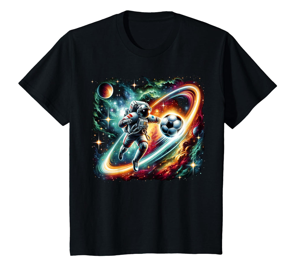 Funny Space Soccer Astronaut Soccer T-Shirt - Unique Graphic Men Women - T-Shirt, Sweatshirt, Hoodie
