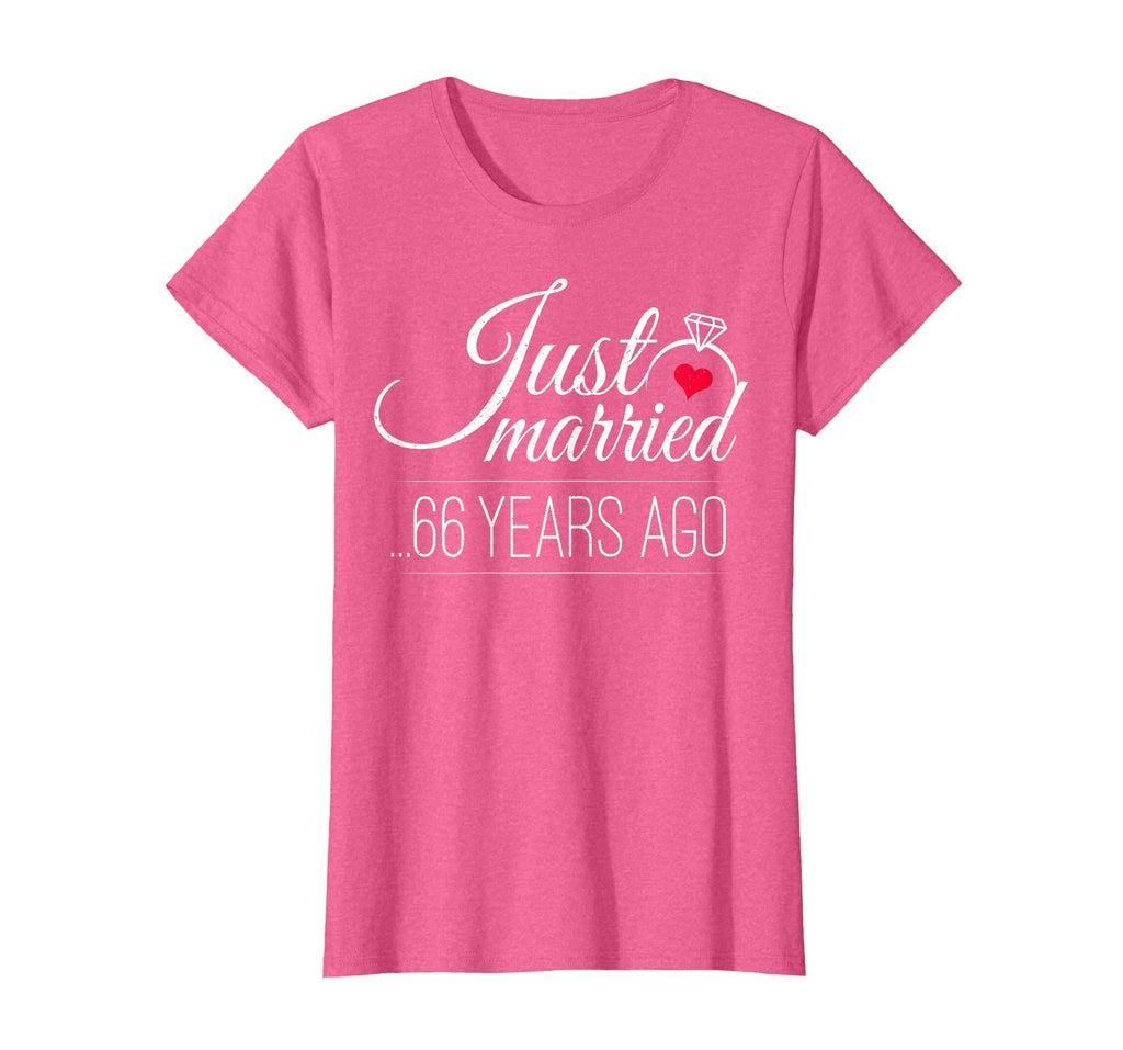 Just Married 66 Years Ago 66Th Wedding T-Shirt - Streetwear Style Unisex - T-Shirt, Sweatshirt, Hoodie