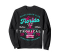 Miami Beach Club Surfing Florida Sweatshirt - Minimalist Print Men Women - T-Shirt, Sweatshirt, Hoodie