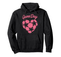 Womens Soccer Game Day Ladies Heart Hoodie - Novelty Apparel Men Women - T-Shirt, Sweatshirt, Hoodie