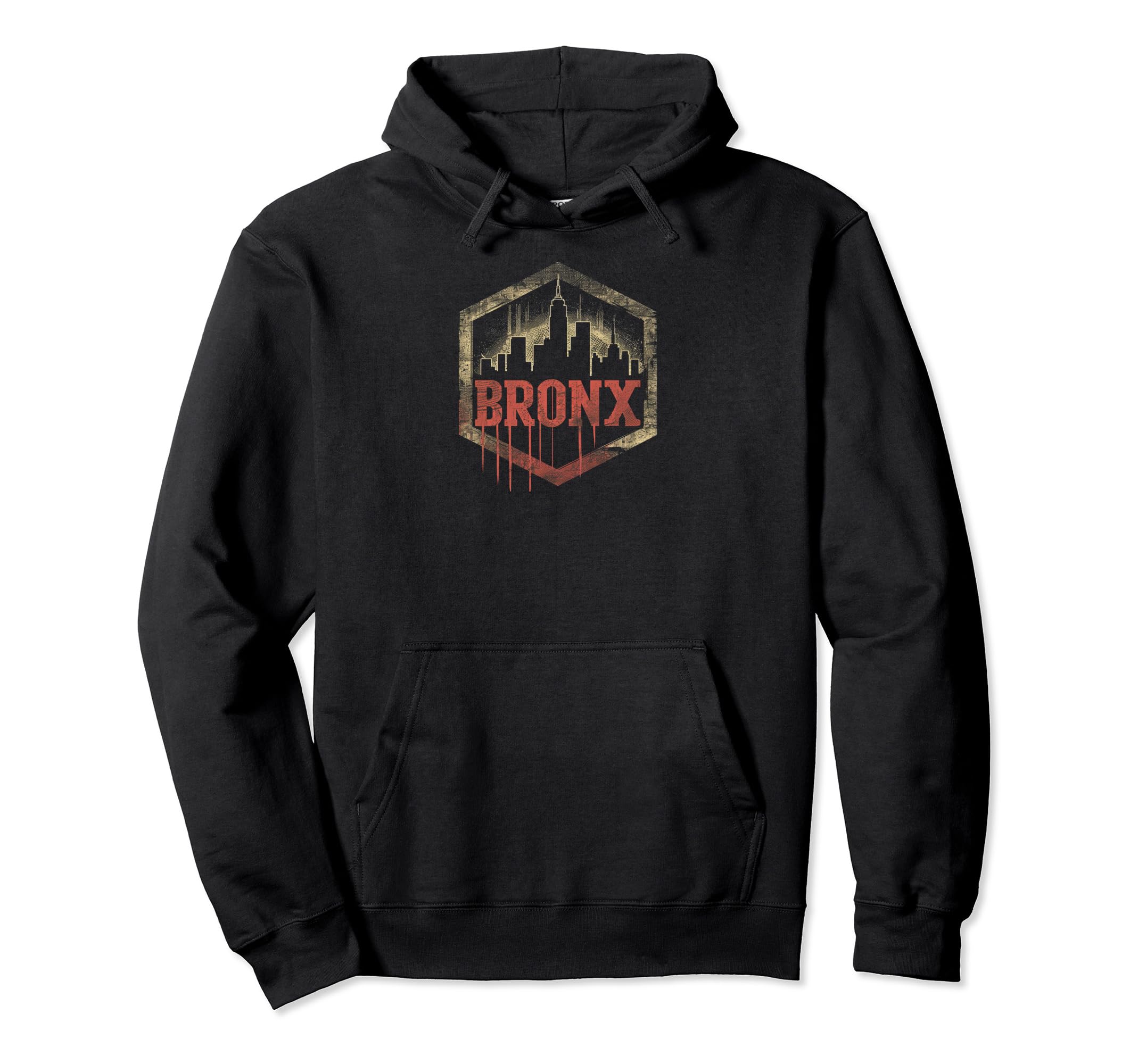 Bronx Grit 90S Grunge Urbandecay Mens Hoodie - Fun Novelty Design Men Women - T-Shirt, Sweatshirt, Hoodie