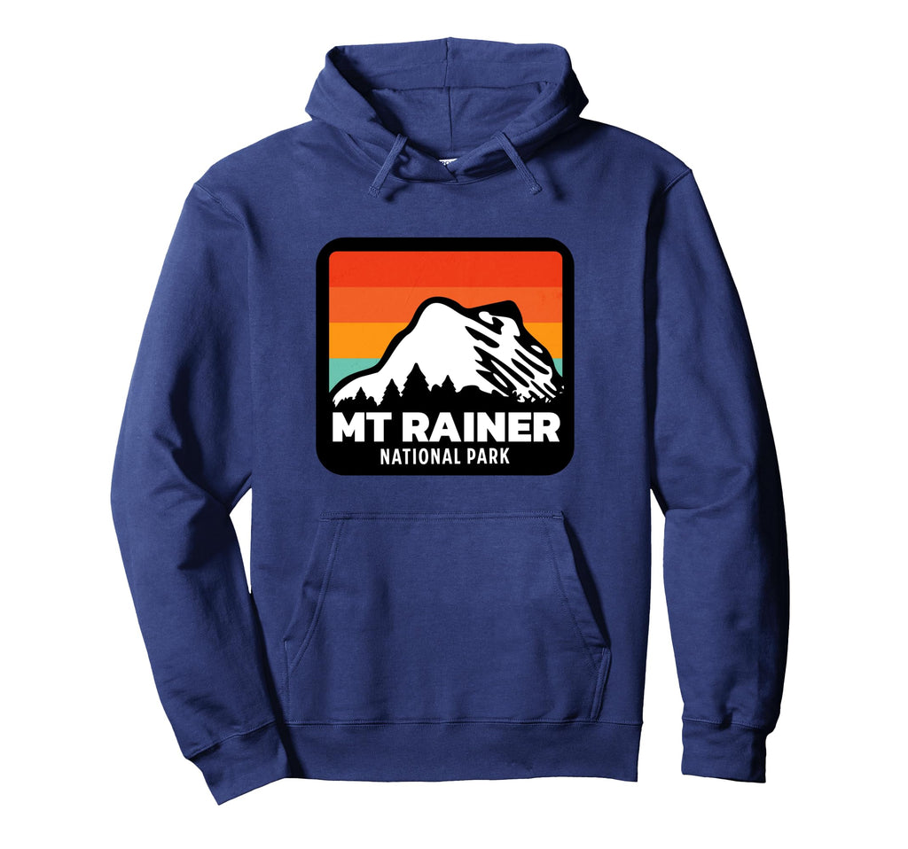Mount Rainer National Park Washington Hoodie - Aesthetic Graphic Unisex - T-Shirt, Sweatshirt, Hoodie