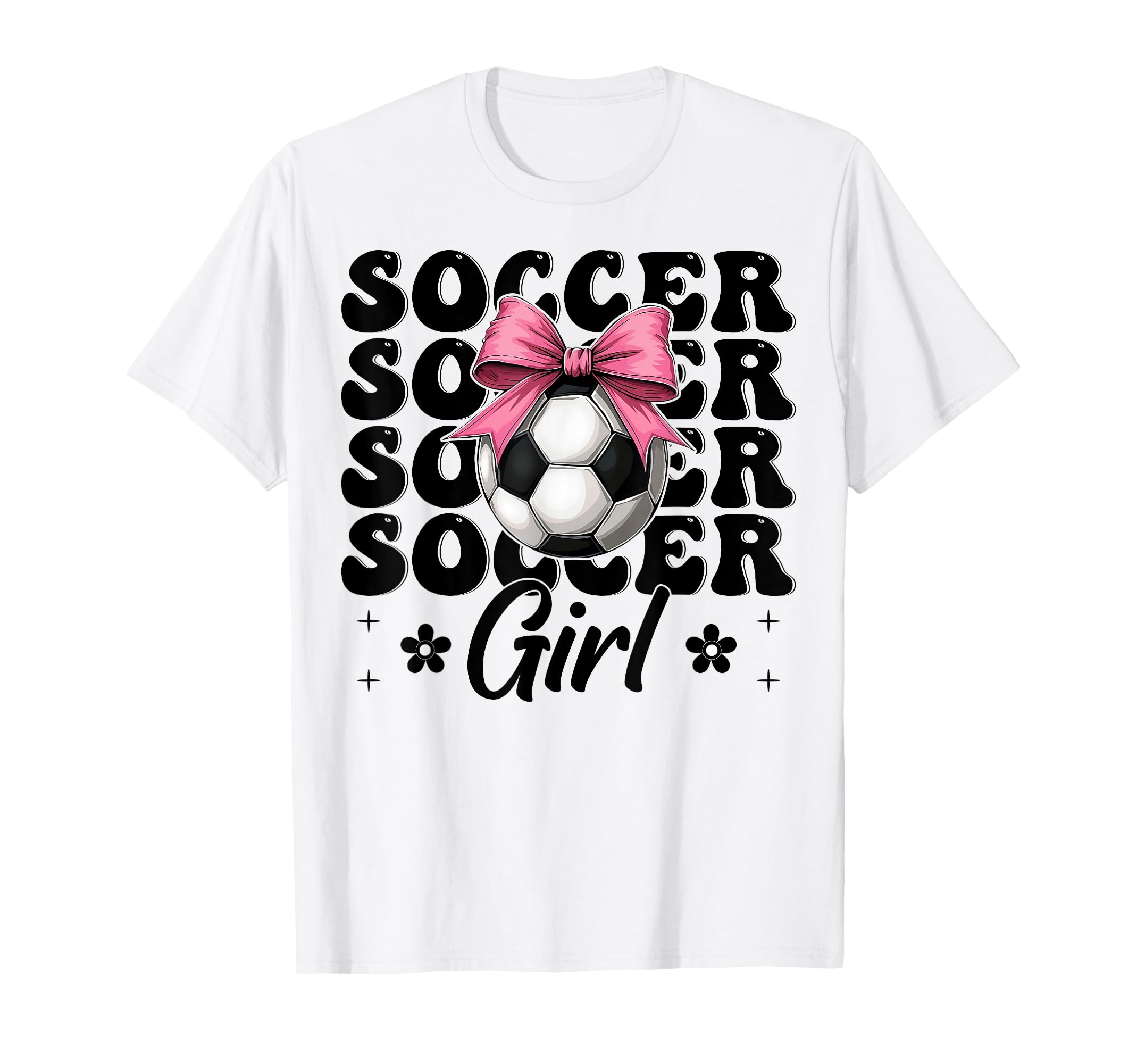 Soccer Soccer Mom Coquette T-Shirt - Graphic Print for Adults - T-Shirt, Sweatshirt, Hoodie