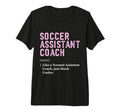 Funny Sports Thank You Soccer Assistant T-Shirt - Unique Graphic Men Women - T-Shirt, Sweatshirt, Hoodie