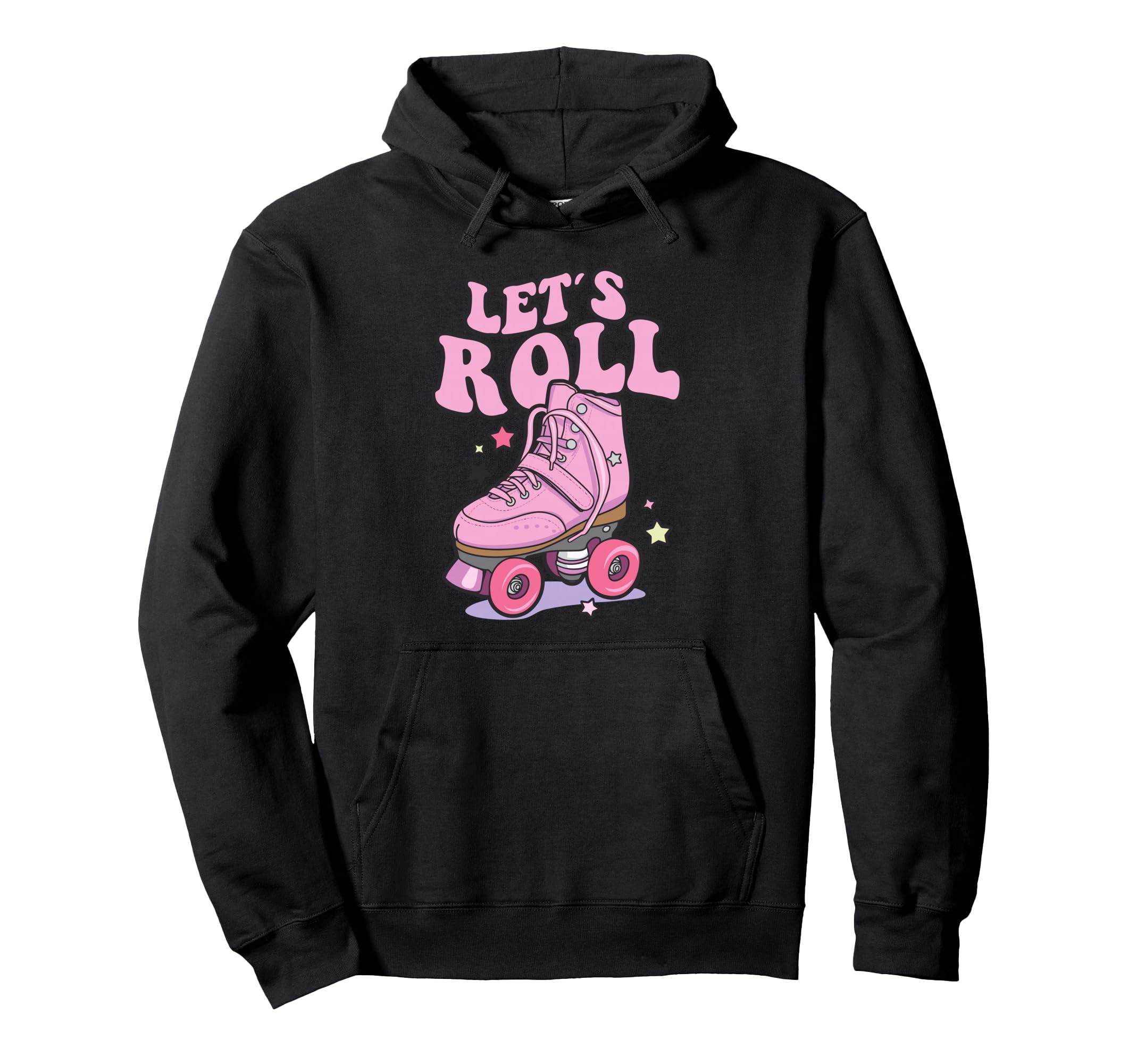 Let S Roll Roller Skating Skater Skate Hoodie - Custom Art Print Men Women - T-Shirt, Sweatshirt, Hoodie
