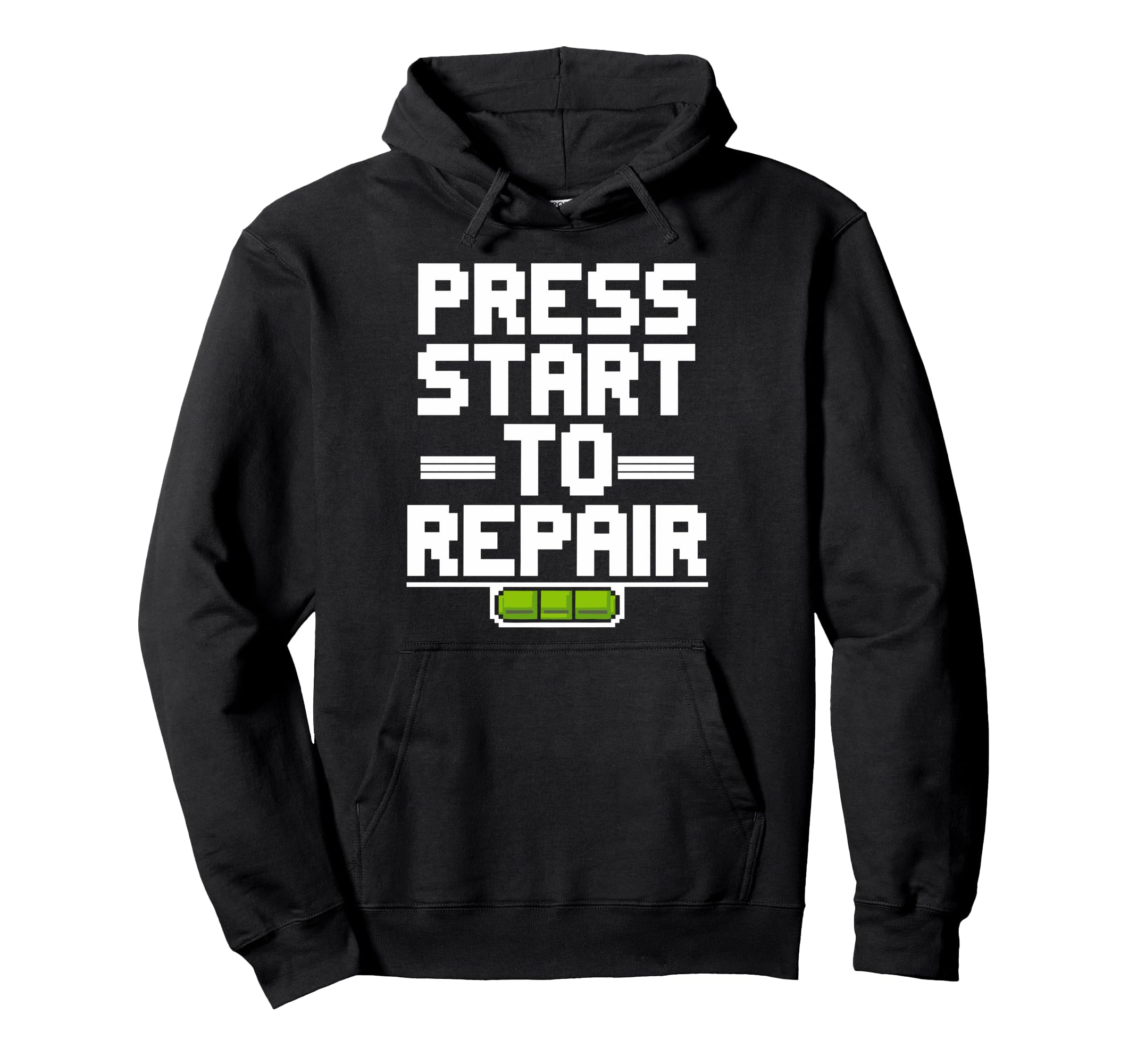 Gaming Repair Console Restoration Hoodie - Aesthetic Graphic Men Women - T-Shirt, Sweatshirt, Hoodie