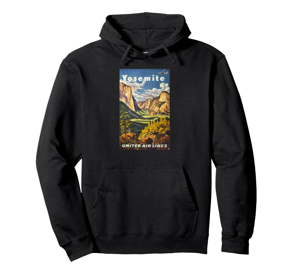 Yosemite National Park Travel California Hoodie - Unique Graphic for Adults - T-Shirt, Sweatshirt, Hoodie