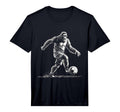 Bigfoot Playing Soccer Player T-Shirt - Casual Everyday Wear Men Women - T-Shirt, Sweatshirt, Hoodie