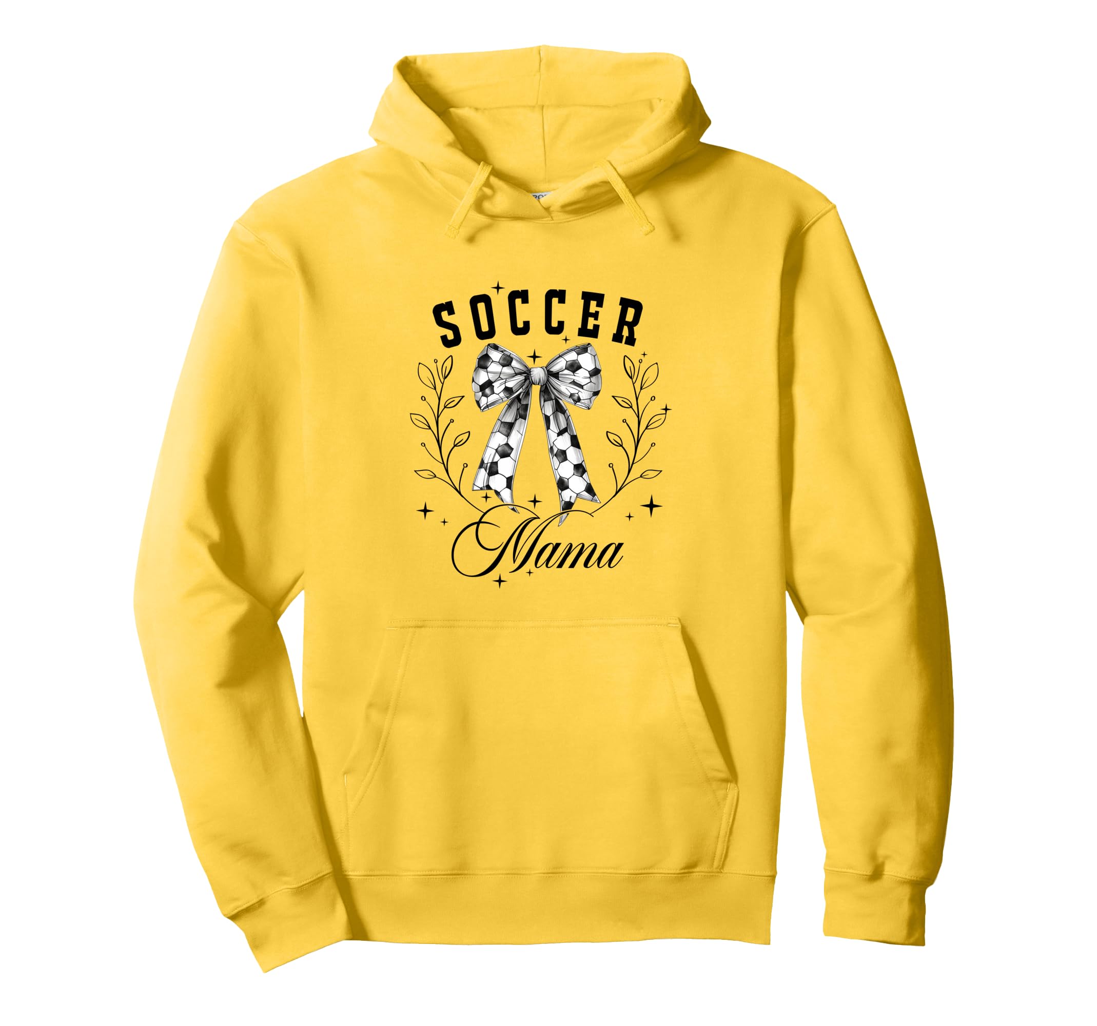 Soccer Mama Coquette Bow Hoodie - Trendy Graphic Unisex - T-Shirt, Sweatshirt, Hoodie