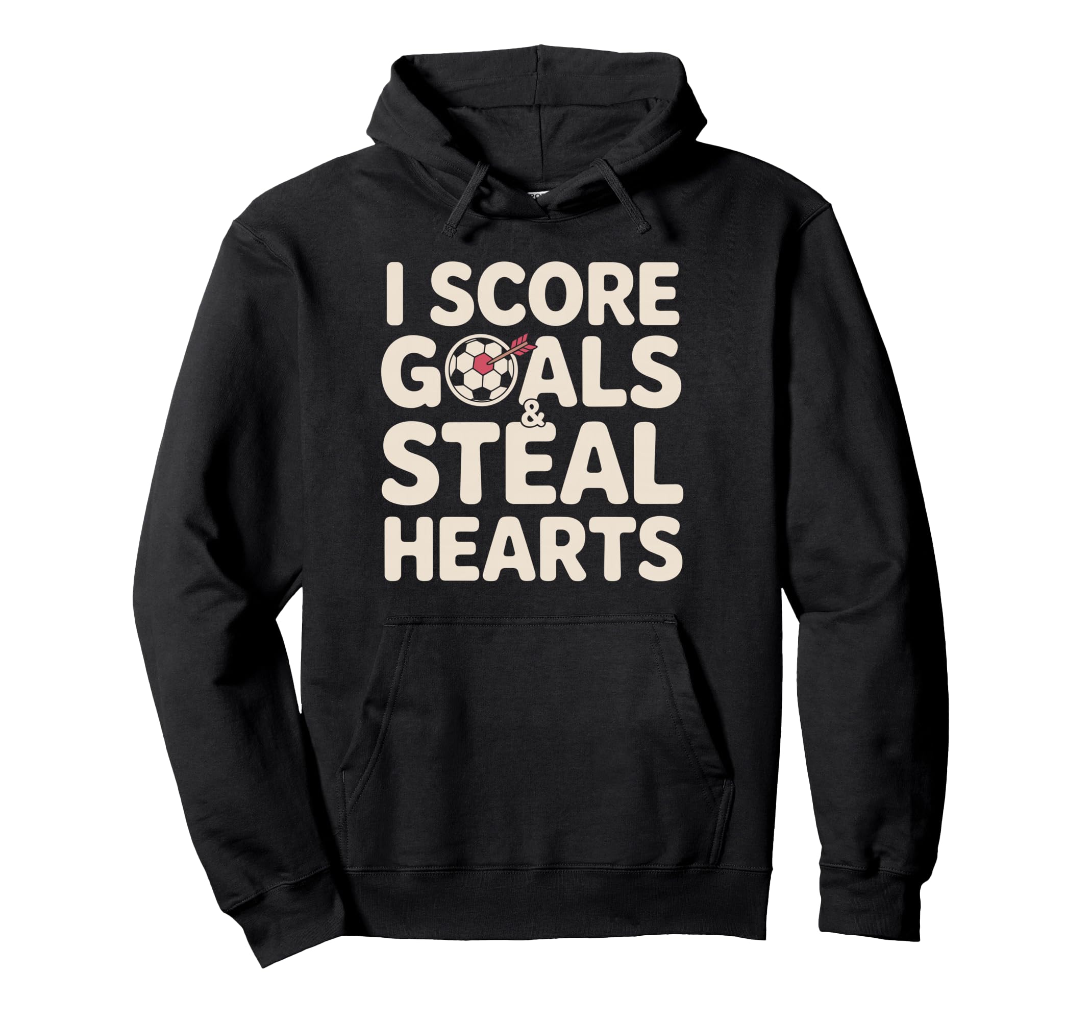 Soccer Score Goals Football Valentine Hoodie - Custom Art Print for Adults - T-Shirt, Sweatshirt, Hoodie