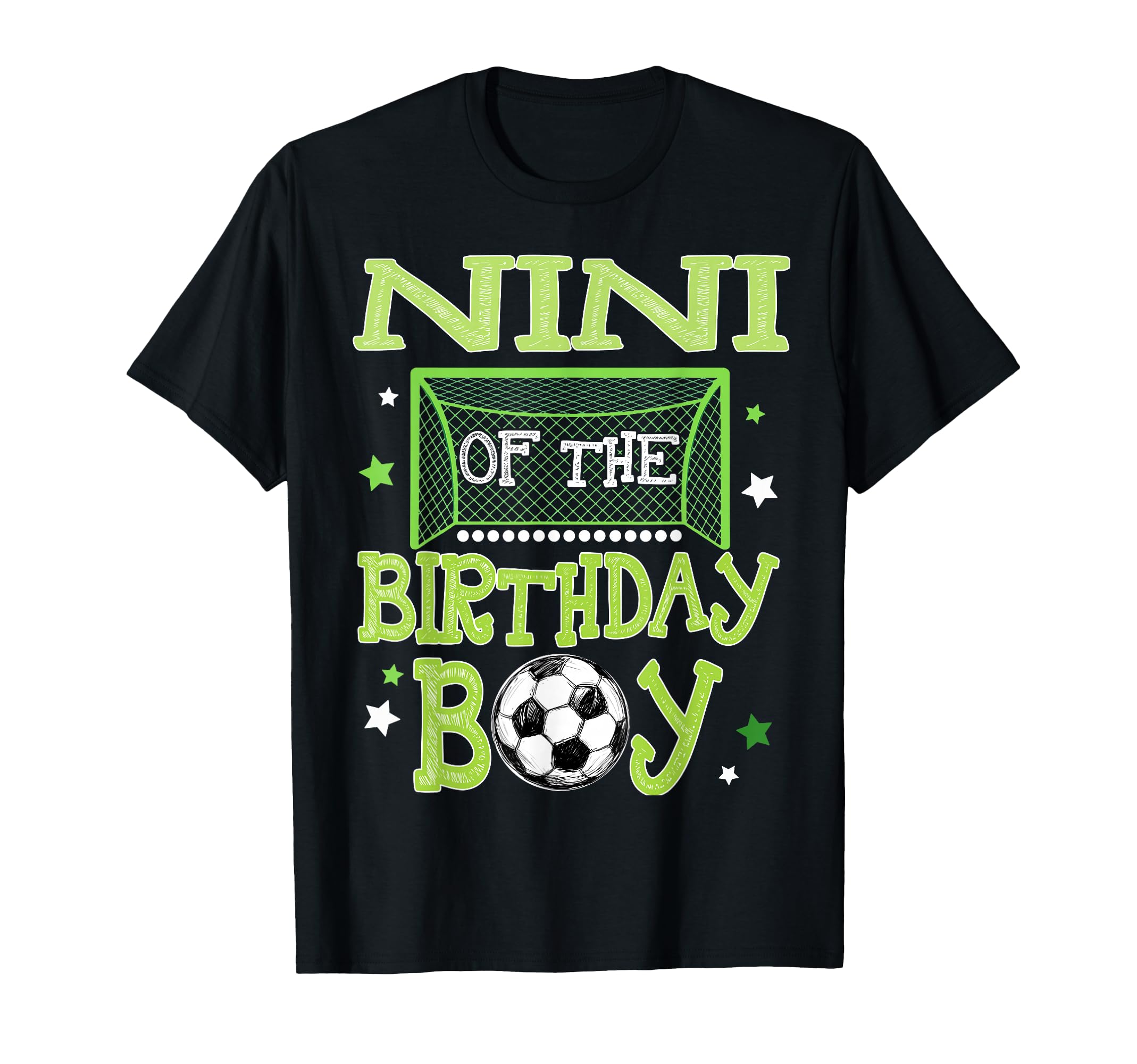 Nini Birthday Soccer Family Matching T-Shirt - Fun Novelty Design Unisex - T-Shirt, Sweatshirt, Hoodie