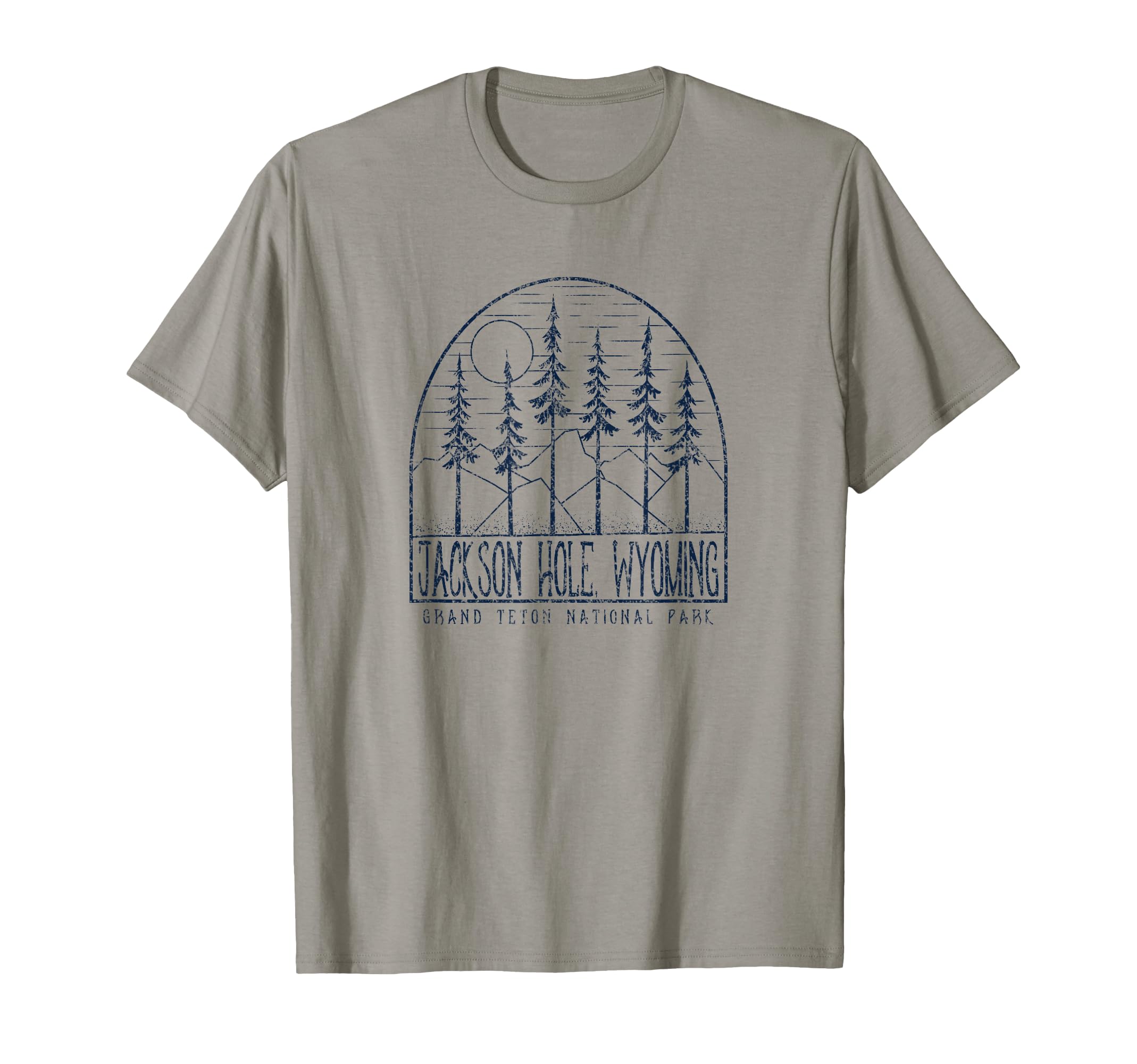 Grand Teton National Park Pine Trees T-Shirt - Minimalist Print Men Women - T-Shirt, Sweatshirt, Hoodie