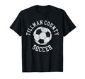 Tillman County Soccer Distressed 90S T-Shirt - Minimalist Print Men Women - T-Shirt, Sweatshirt, Hoodie