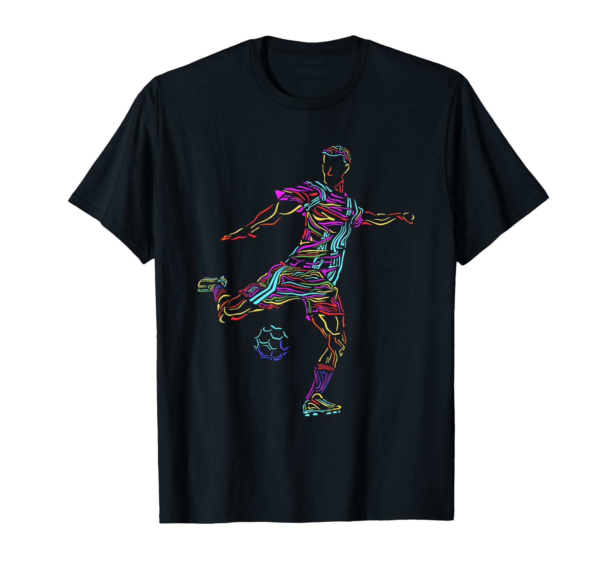 Soccer Athlete Sports Drawing T-Shirt - Streetwear Style Men Women - T-Shirt, Sweatshirt, Hoodie