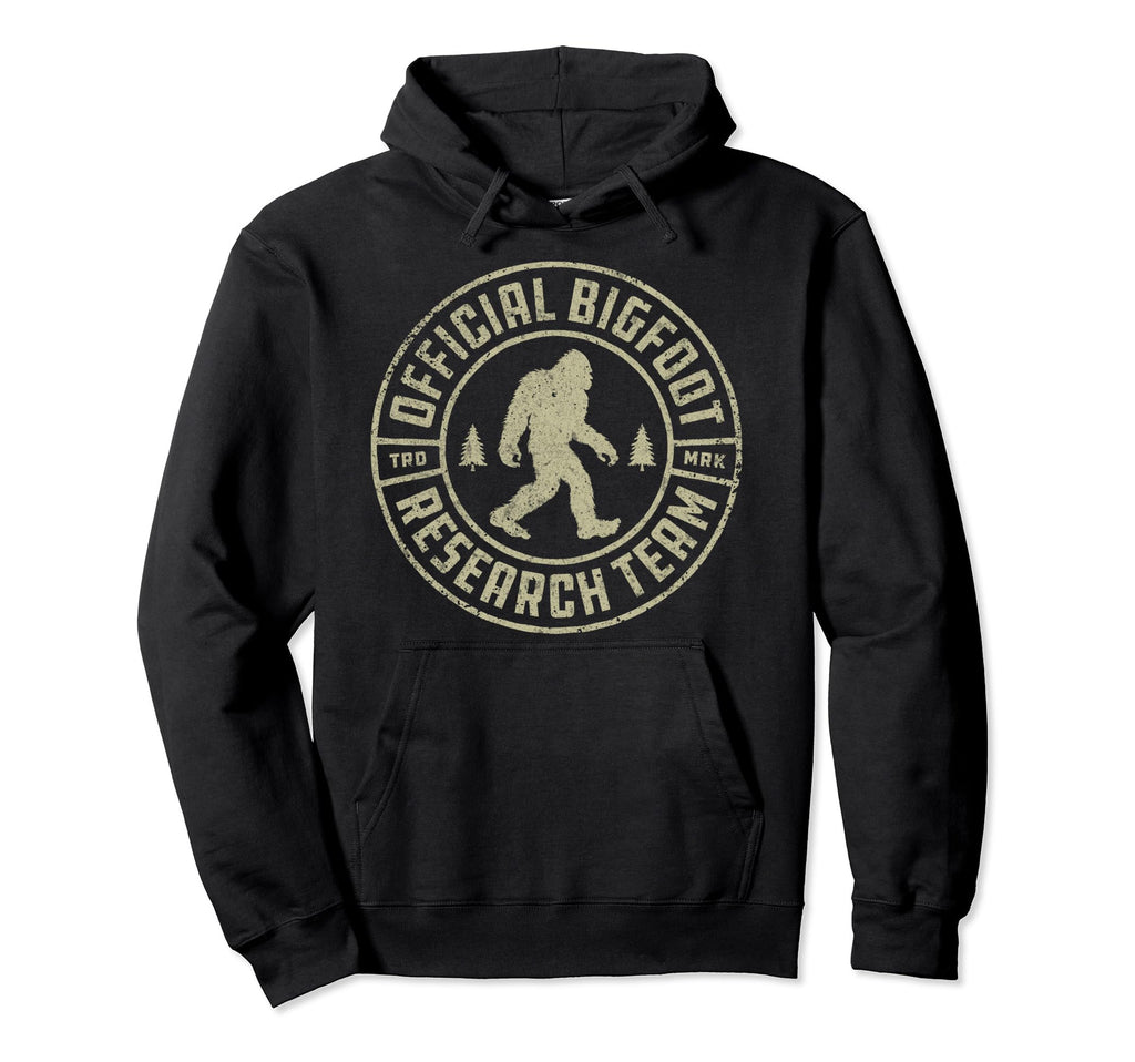 Bigfoot Research Team Sasquatch Hoodie - Aesthetic Graphic for Adults - T-Shirt, Sweatshirt, Hoodie