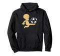 Funny Soccer Kick Pacifier Football Hoodie - Trendy Graphic Men Women - T-Shirt, Sweatshirt, Hoodie