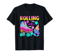 Rolling Into 8 Im Turning 8 Roller T-Shirt - Graphic Print for Adults - T-Shirt, Sweatshirt, Hoodie