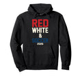 Red White Soccer 2026 Hoodie - Minimalist Print for Adults - T-Shirt, Sweatshirt, Hoodie