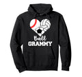 Ball Grammy Heart Funny Baseball Volleyball Hoodie - Trendy Graphic Unisex - T-Shirt, Sweatshirt, Hoodie