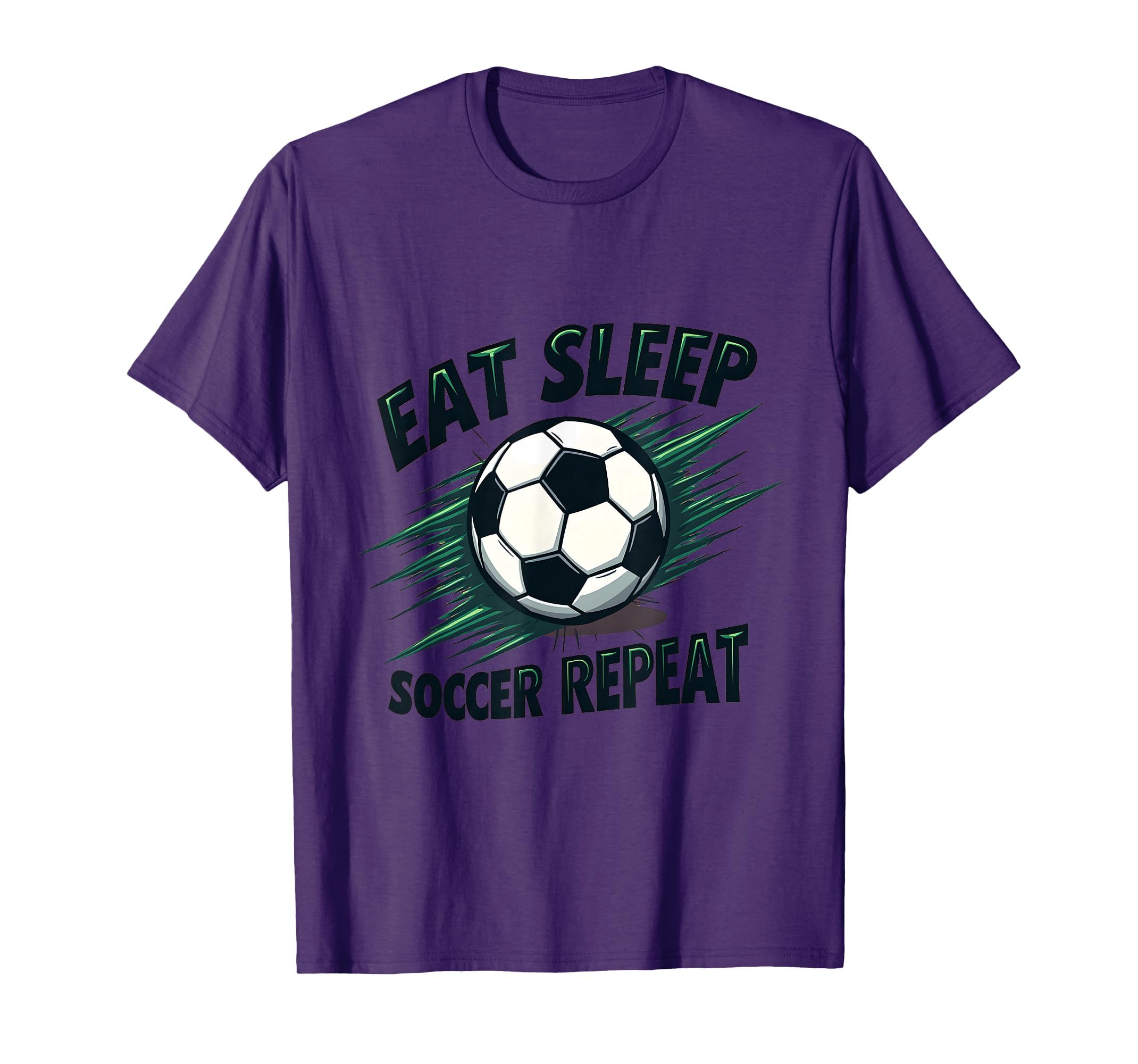 Eat Sleep Soccer Repeat Fan T-Shirt - Aesthetic Graphic Men Women - T-Shirt, Sweatshirt, Hoodie