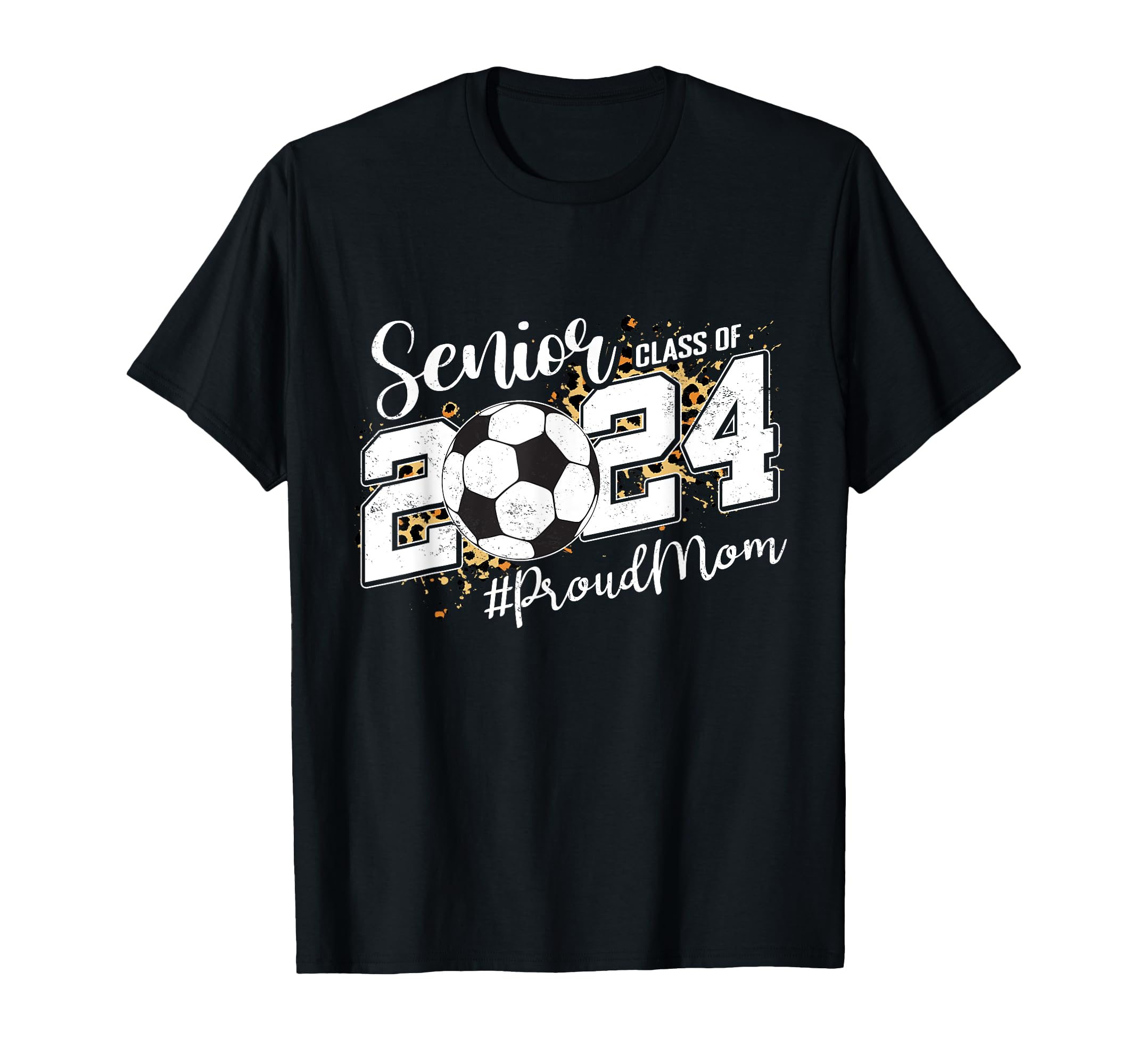 Proud Mom 2024 Senior Soccer T-Shirt - Aesthetic Graphic for Adults - T-Shirt, Sweatshirt, Hoodie