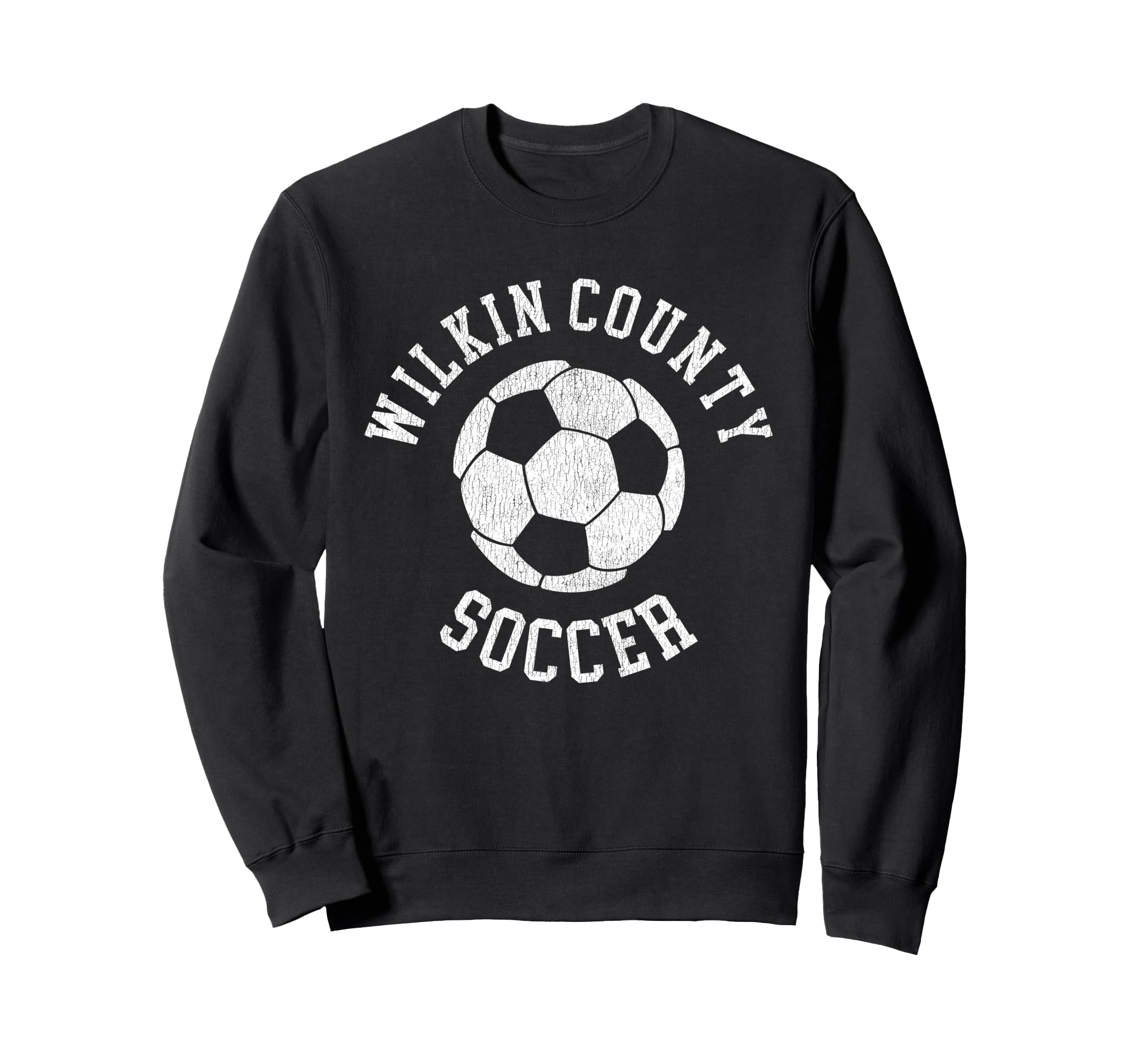 Wilkin County Soccer Distressed Sweatshirt - Fun Novelty Design for Adults - T-Shirt, Sweatshirt, Hoodie