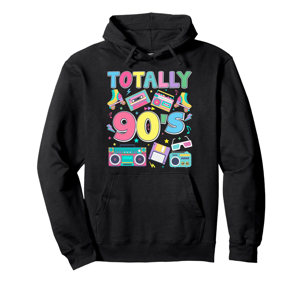 Totally 90S 1990S Cassette Tape Music Hoodie - Unique Graphic for Adults - T-Shirt, Sweatshirt, Hoodie
