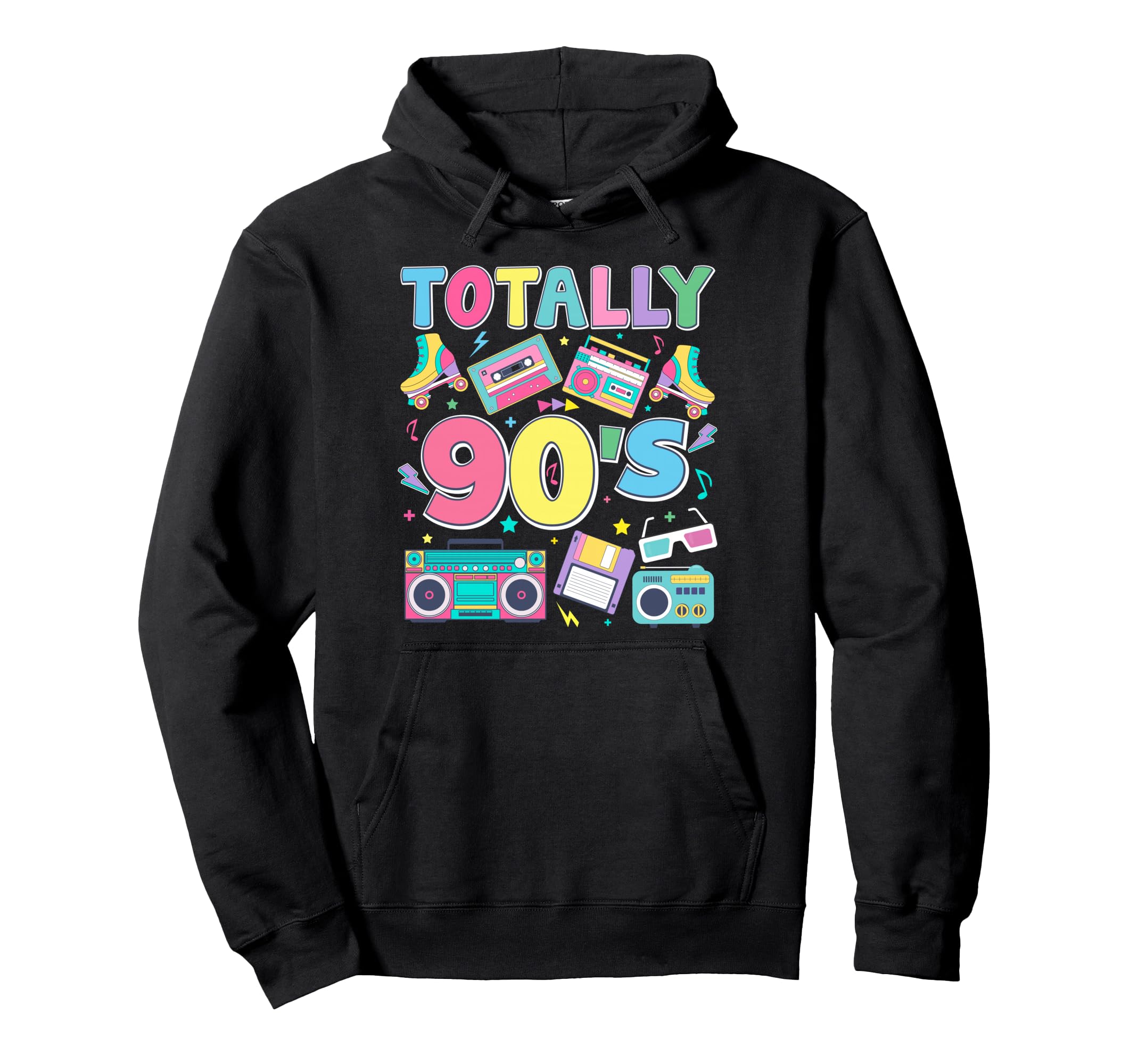 Totally 90S 1990S Cassette Tape Music Hoodie - Unique Graphic for Adults - T-Shirt, Sweatshirt, Hoodie