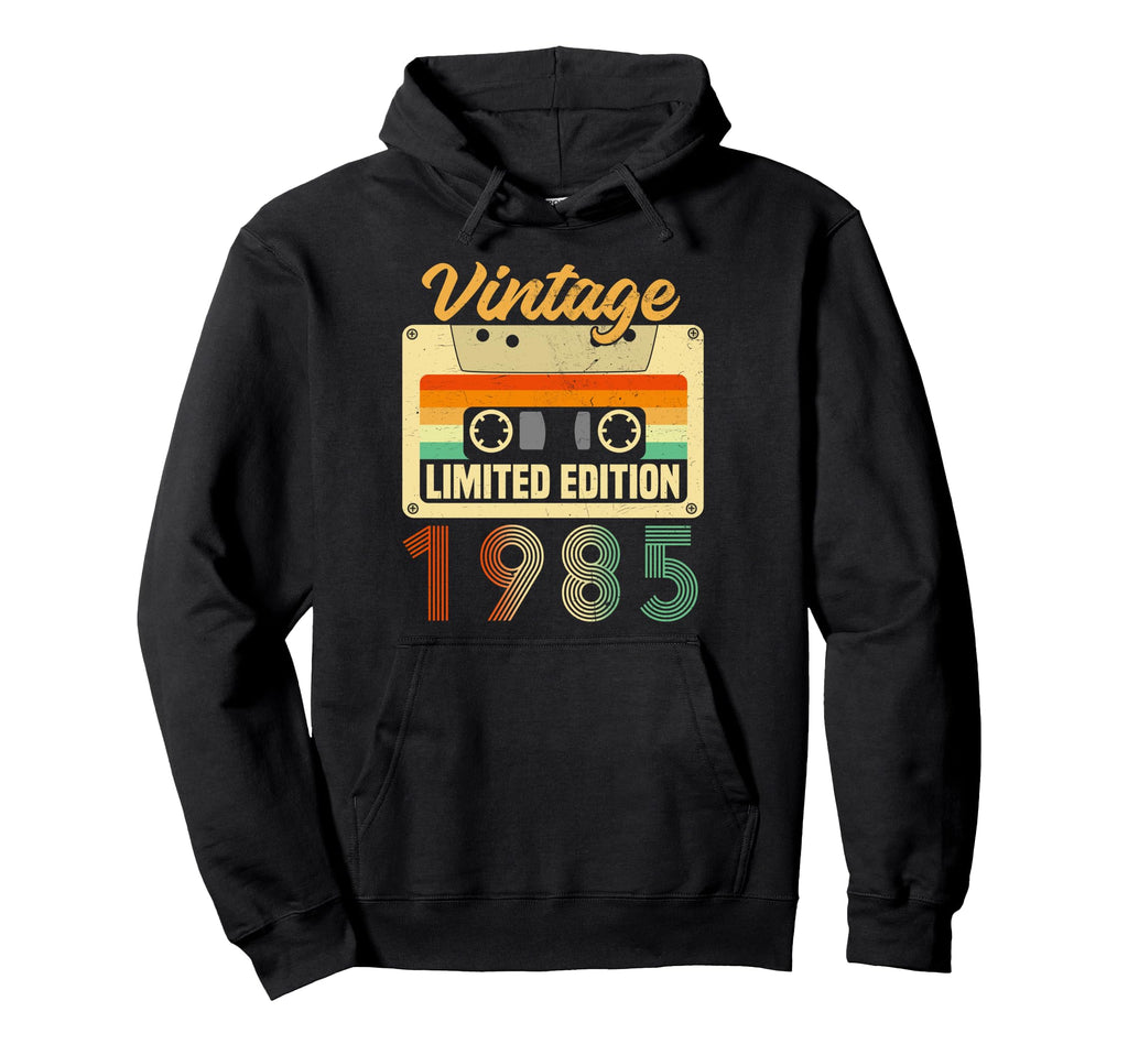 40Th Birthday 1985 Cassette Tape Hoodie - Aesthetic Graphic for Adults - T-Shirt, Sweatshirt, Hoodie