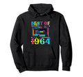 Best 1964 Birthday Birth Year Cassette Tape Hoodie - Trendy Graphic Unisex - T-Shirt, Sweatshirt, Hoodie