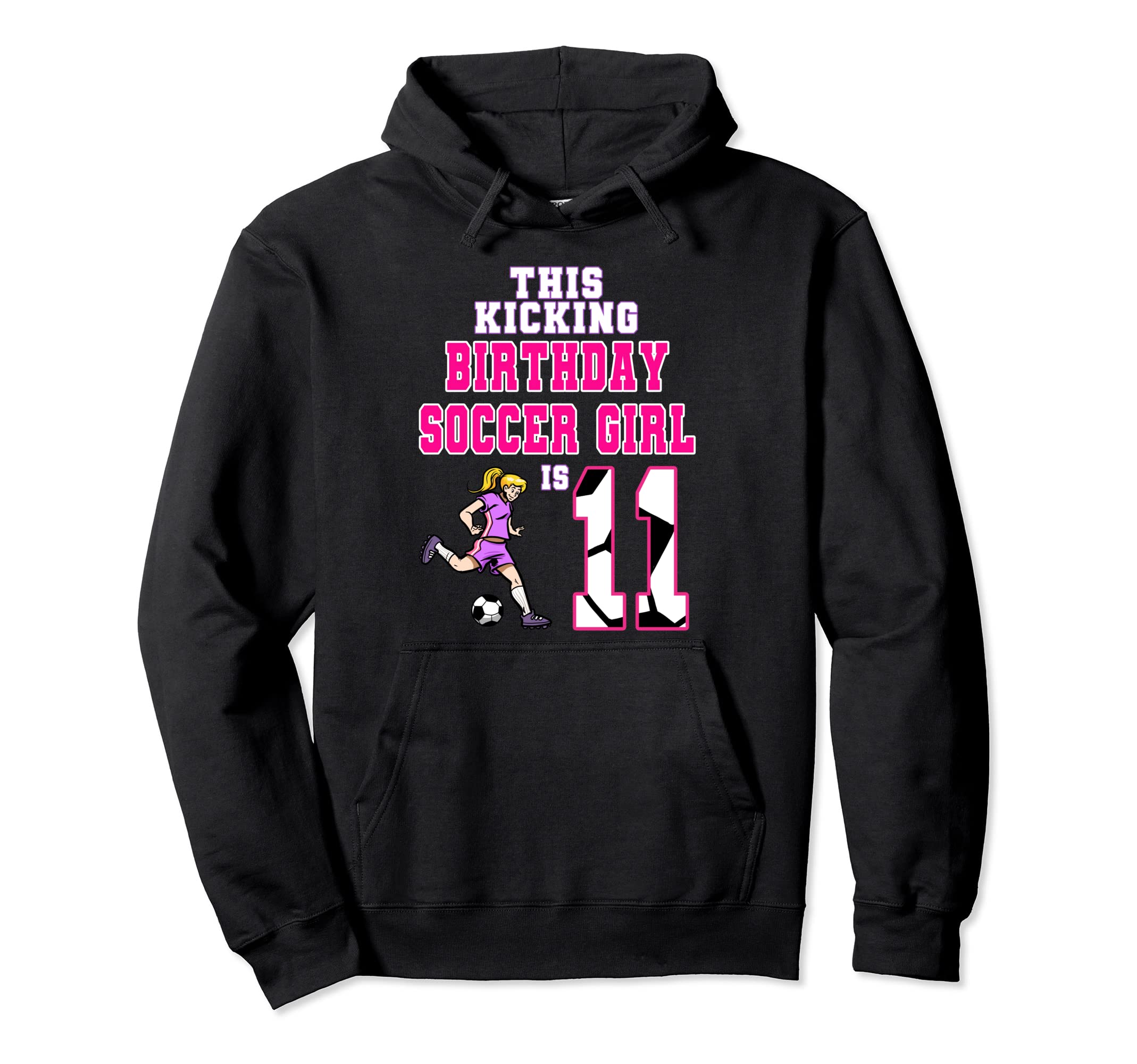 This Birthday Soccer Is 11 Soccer Theme Hoodie - Custom Art Print Unisex - T-Shirt, Sweatshirt, Hoodie