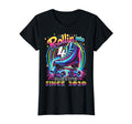Roller Skate 4Th Birthday Skating T-Shirt - Custom Art Print for Adults - T-Shirt, Sweatshirt, Hoodie