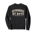 Outnumbered Soccer Dad Varsity Sweatshirt - Novelty Apparel Men Women - T-Shirt, Sweatshirt, Hoodie