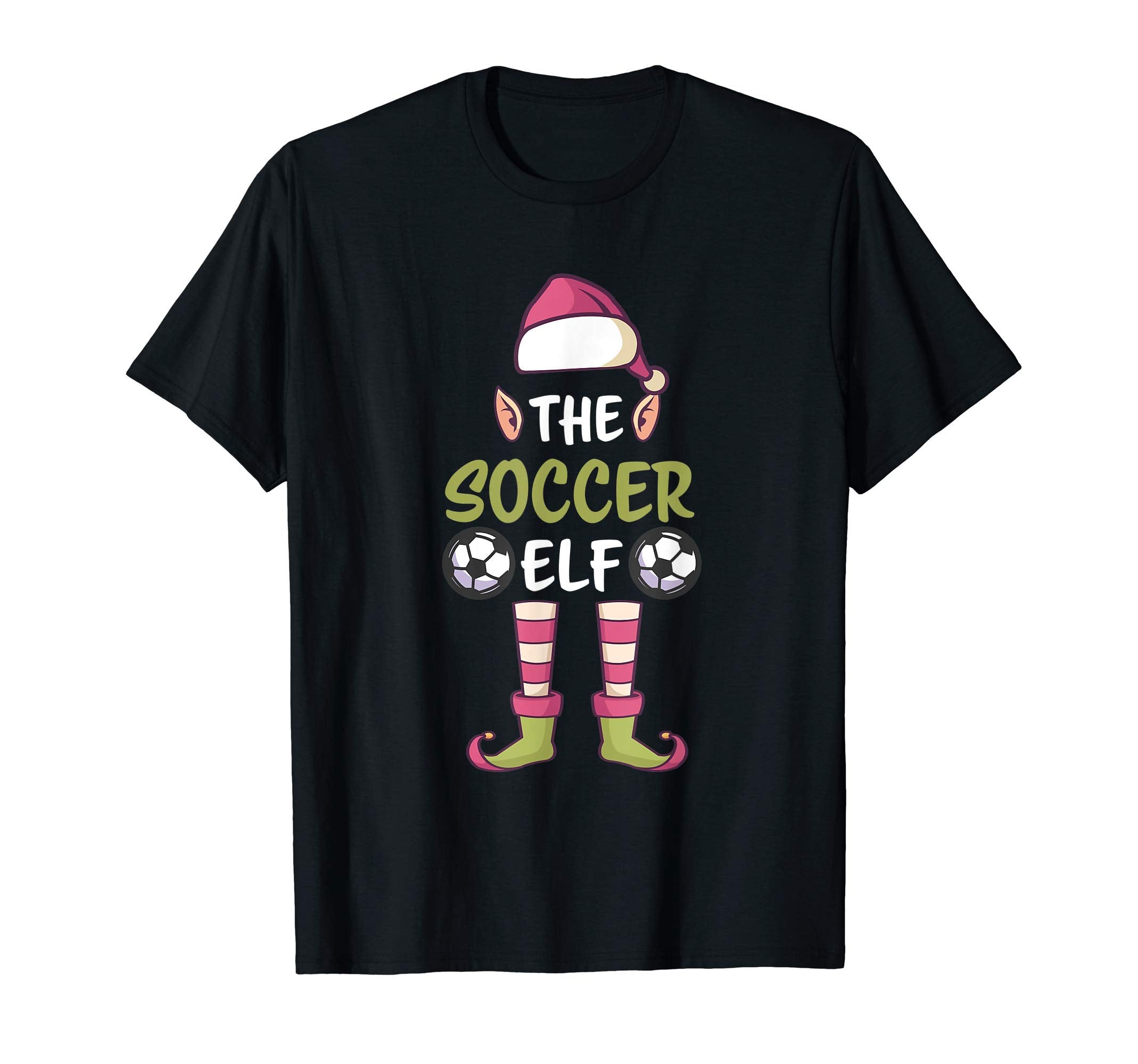 Soccer Elf Soccer Illustration T-Shirt - Unique Graphic Unisex - T-Shirt, Sweatshirt, Hoodie