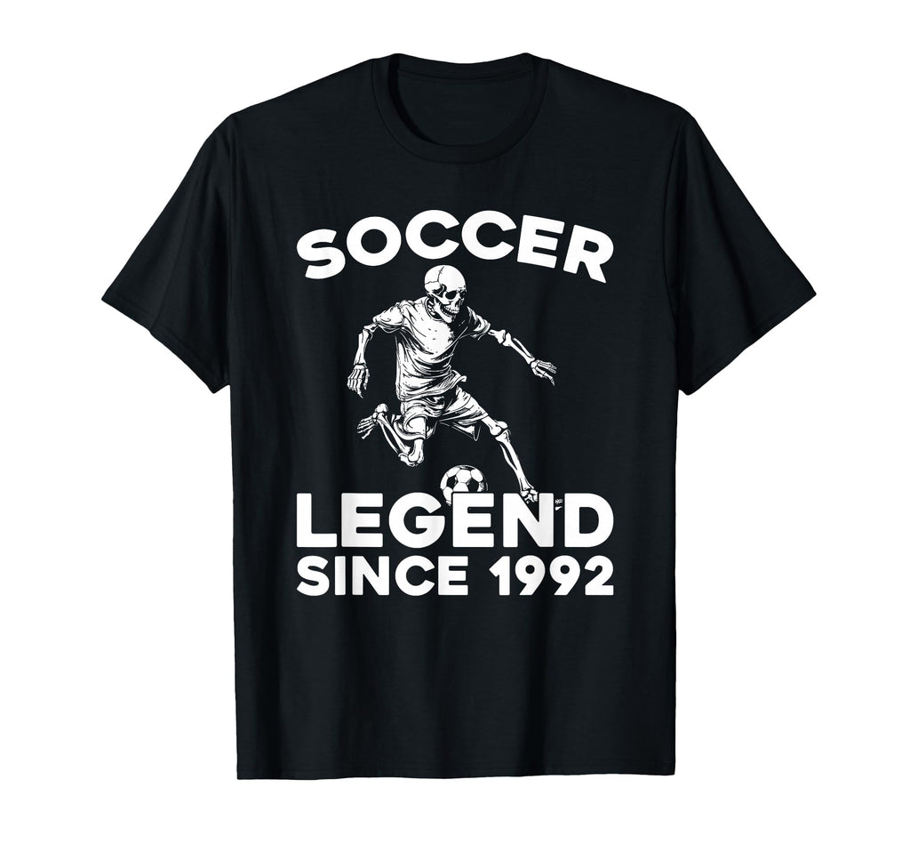 Birthday Player Team Sports Soccer Born 1992 T-Shirt - Graphic Print Unisex - T-Shirt, Sweatshirt, Hoodie