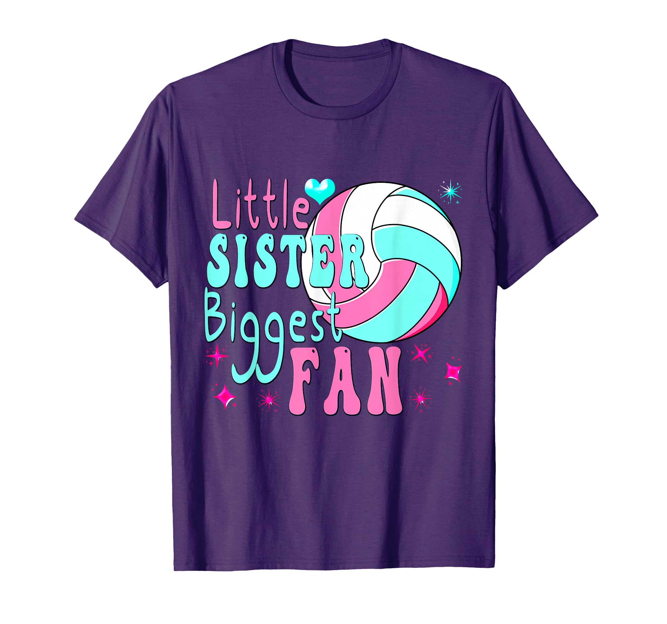 Volleyball Little Sister Biggest Fan T-Shirt - Streetwear Style Men Women - T-Shirt, Sweatshirt, Hoodie