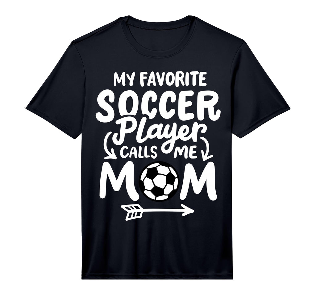 Soccer Mom My Favorite Soccer Player T-Shirt - Minimalist Print for Adults - T-Shirt, Sweatshirt, Hoodie