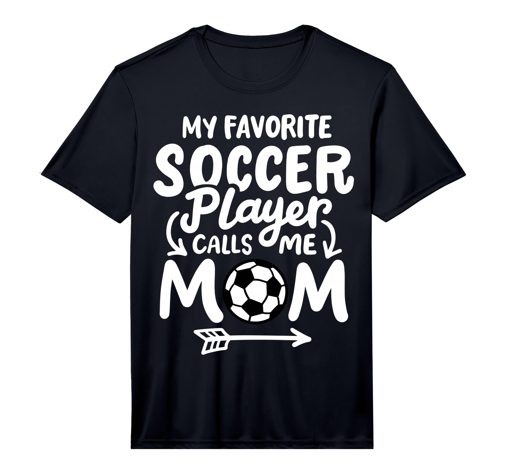 Soccer Mom My Favorite Soccer Player T-Shirt - Minimalist Print for Adults - T-Shirt, Sweatshirt, Hoodie