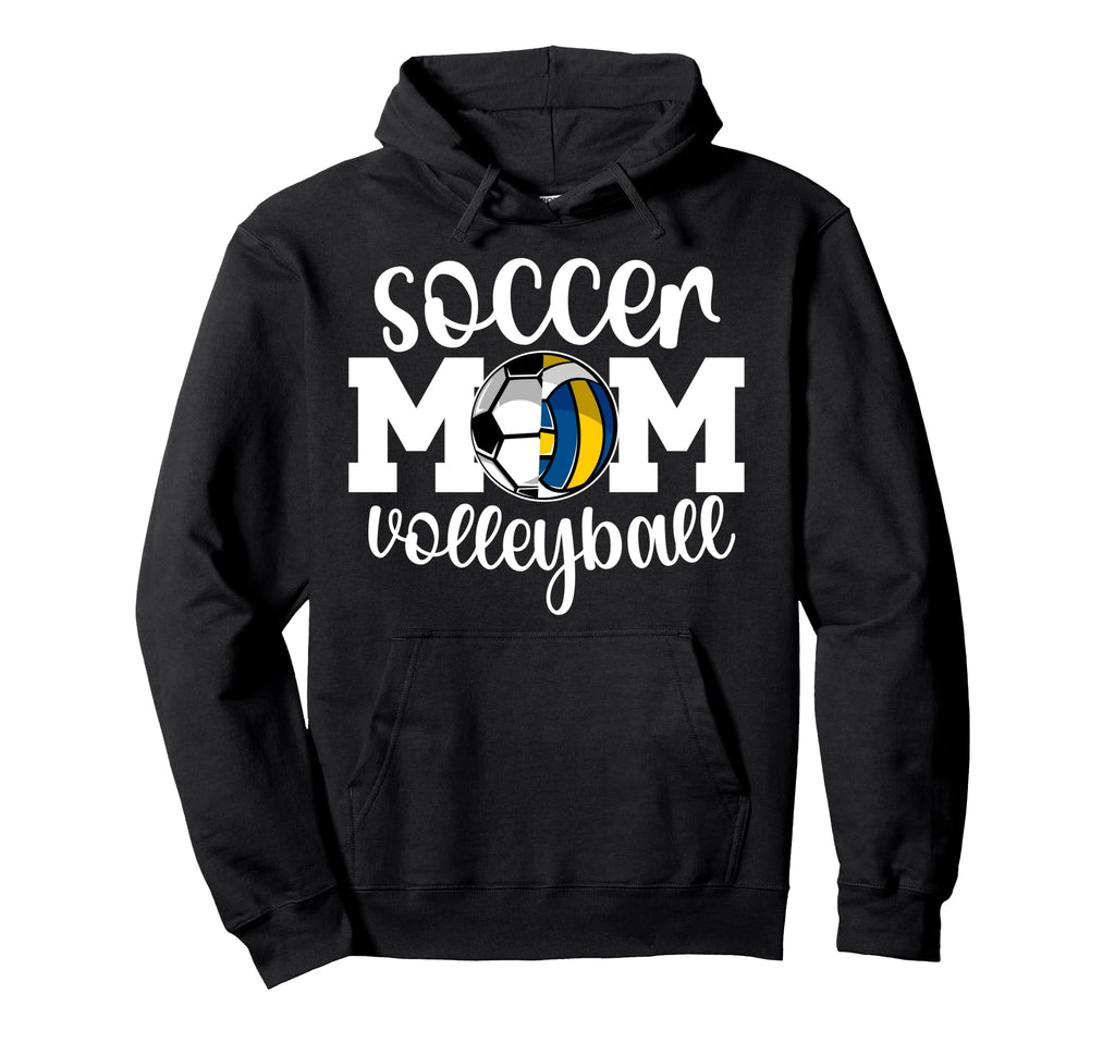 Volleyball Soccer Mom Ballers Hoodie - Fun Novelty Design for Adults - T-Shirt, Sweatshirt, Hoodie