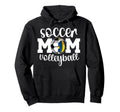 Volleyball Soccer Mom Ballers Hoodie - Fun Novelty Design for Adults - T-Shirt, Sweatshirt, Hoodie