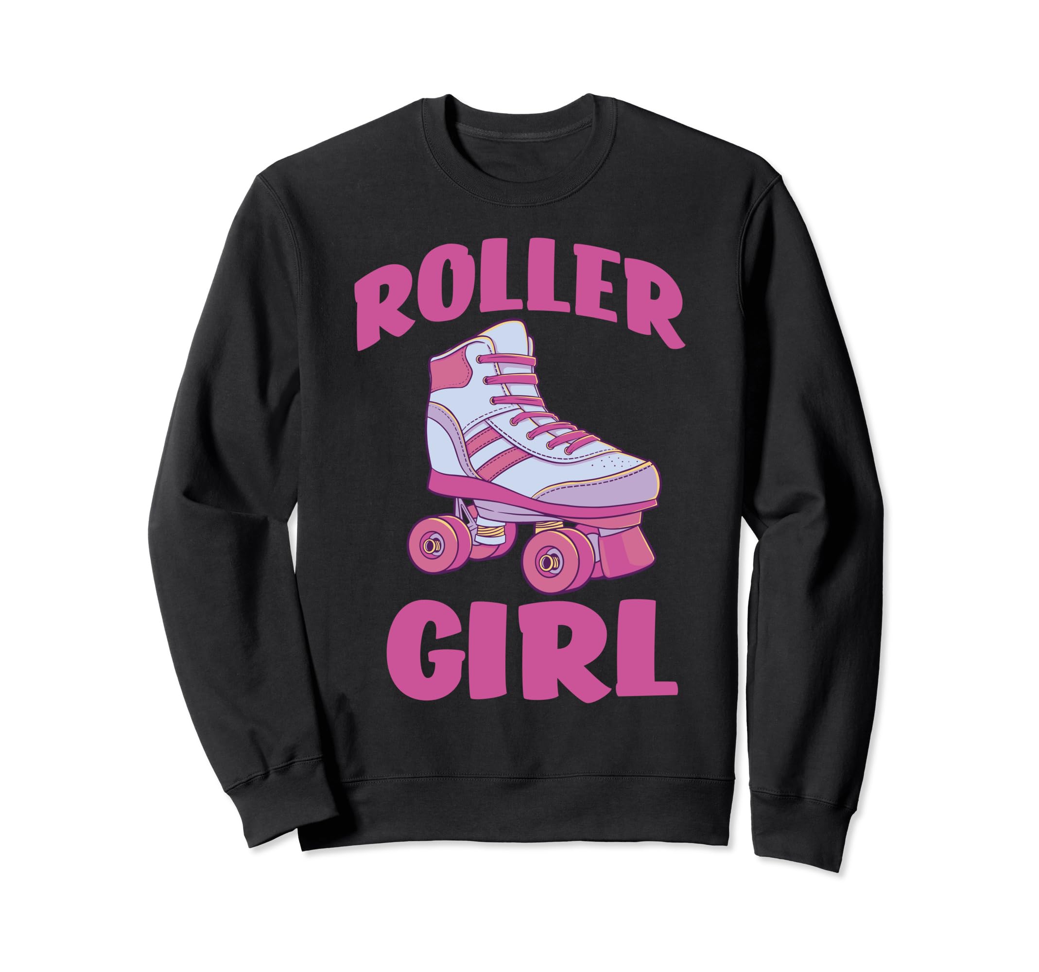 Roller Skater Skating 70S 80S Sweatshirt - Casual Everyday Wear Unisex - T-Shirt, Sweatshirt, Hoodie