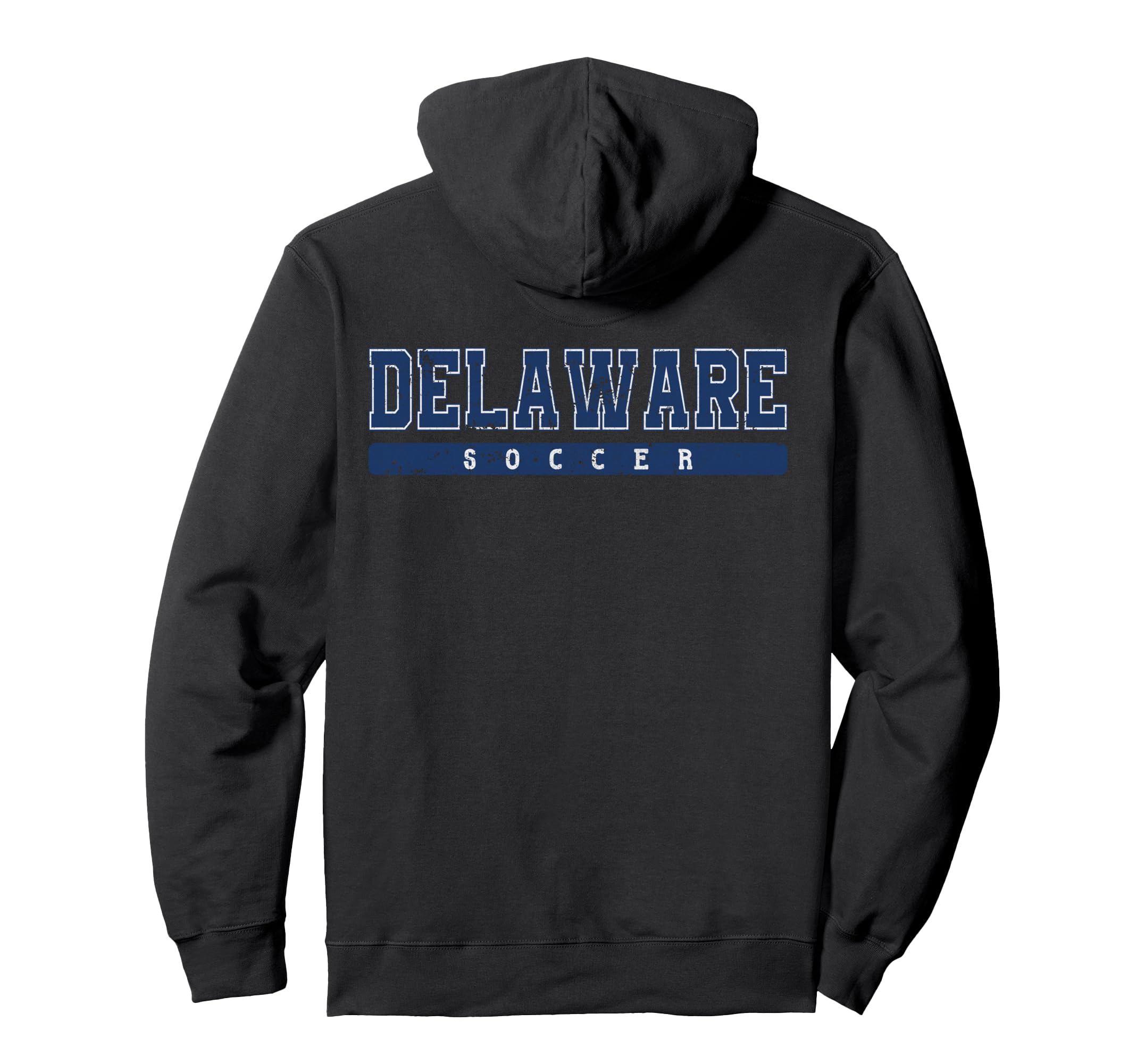Delaware Soccer Blue Text Hoodie - Streetwear Style Unisex - T-Shirt, Sweatshirt, Hoodie
