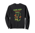 Game Over Load New Game Arcade Sweatshirt - Fun Novelty Design for Adults - T-Shirt, Sweatshirt, Hoodie