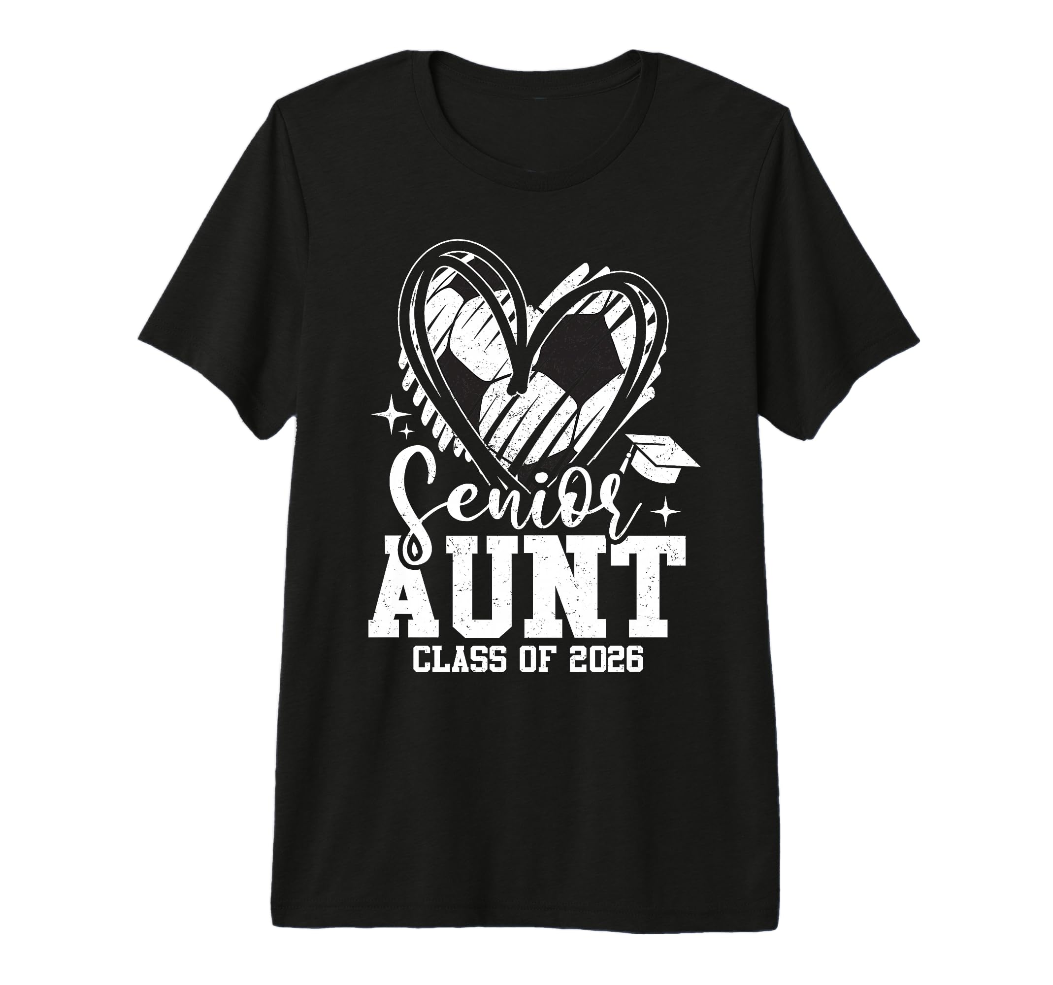 Senior Aunt Class 2026 Soccer T-Shirt - Fun Novelty Design for Adults - T-Shirt, Sweatshirt, Hoodie