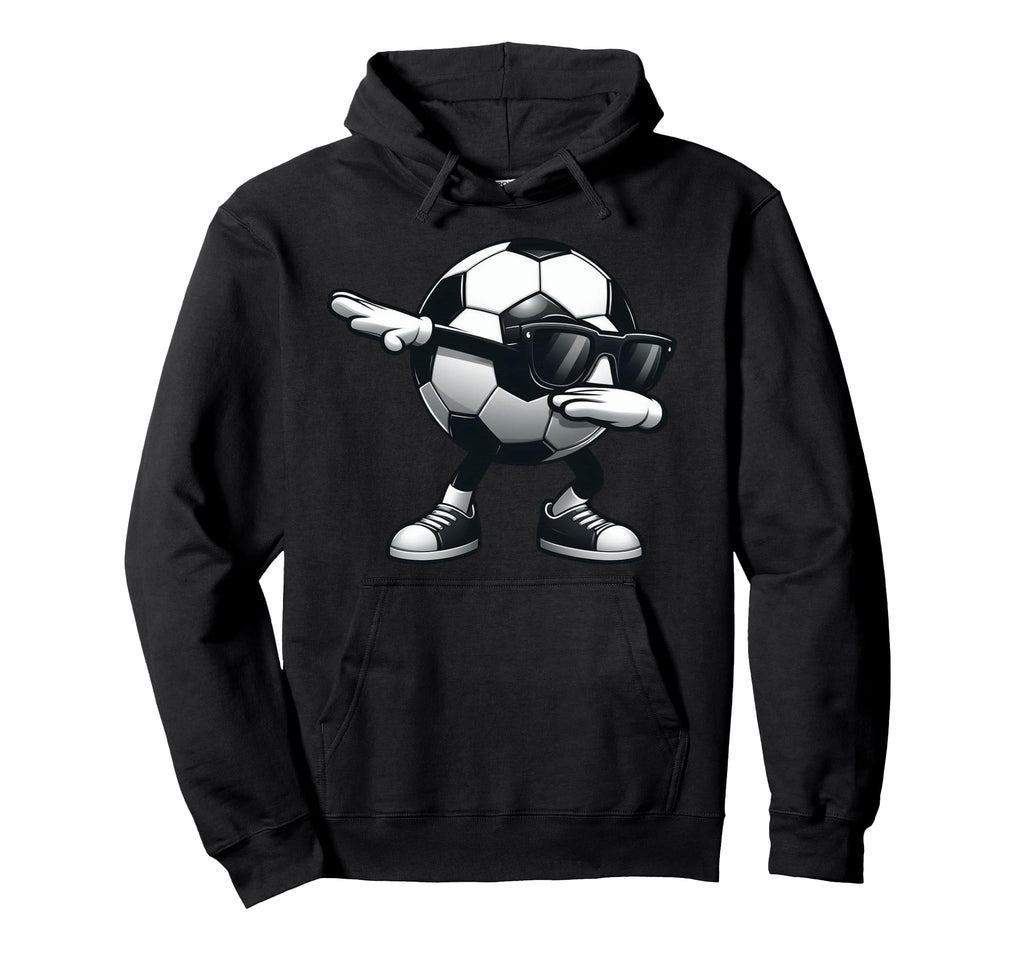 Dabbing Soccer Ball Soccer Sports Hoodie - Unique Graphic for Adults - T-Shirt, Sweatshirt, Hoodie